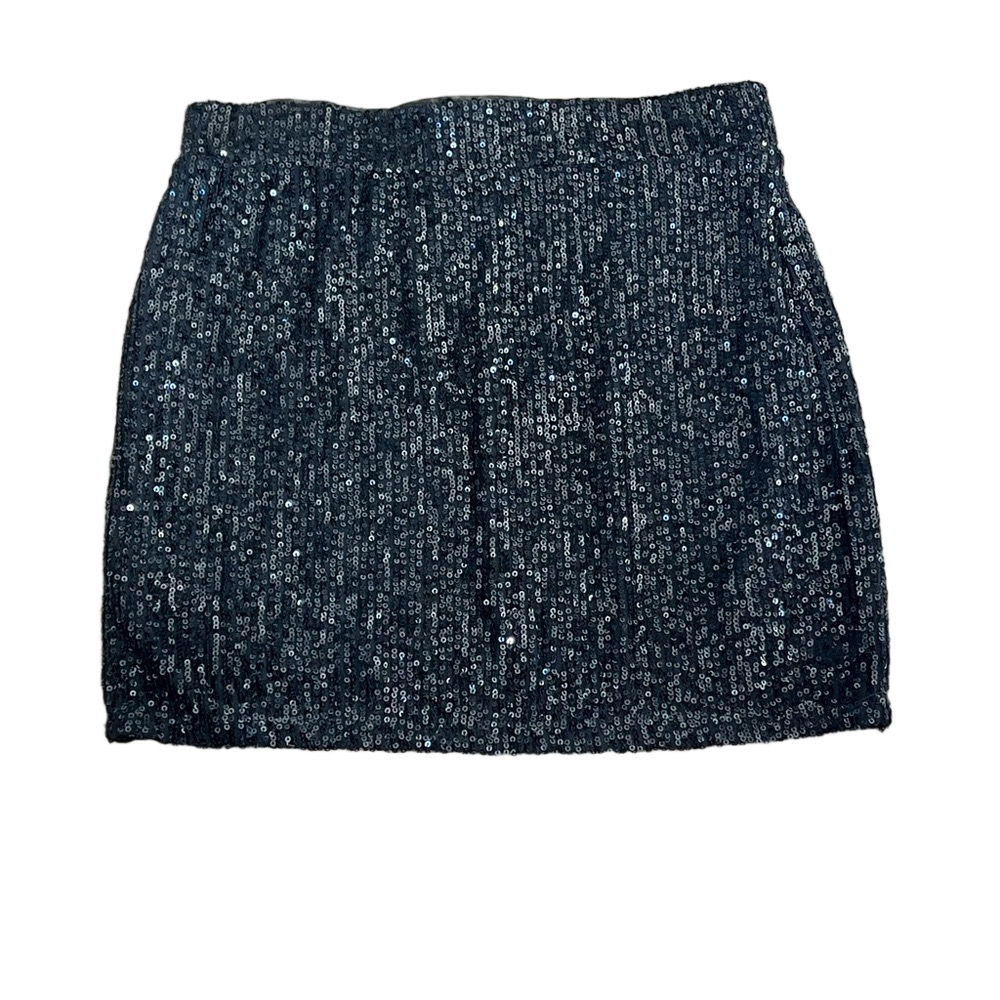 Only Womenβs Sequin Black Mini Skirt